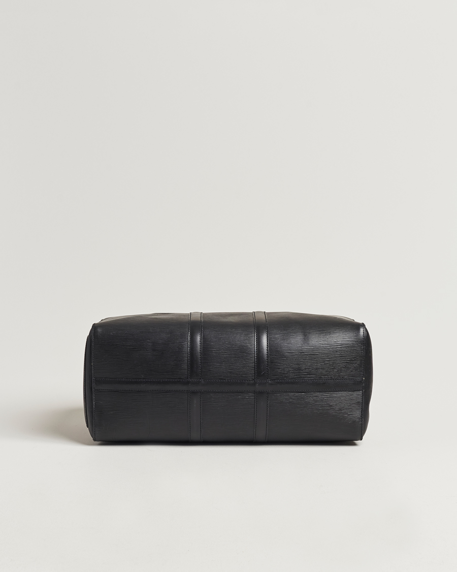 Herre | Louis Vuitton Pre-Owned Keepall 45 EPI Leather Bag Black | Louis Vuitton Pre-Owned | Keepall 45 EPI Leather Bag Black
