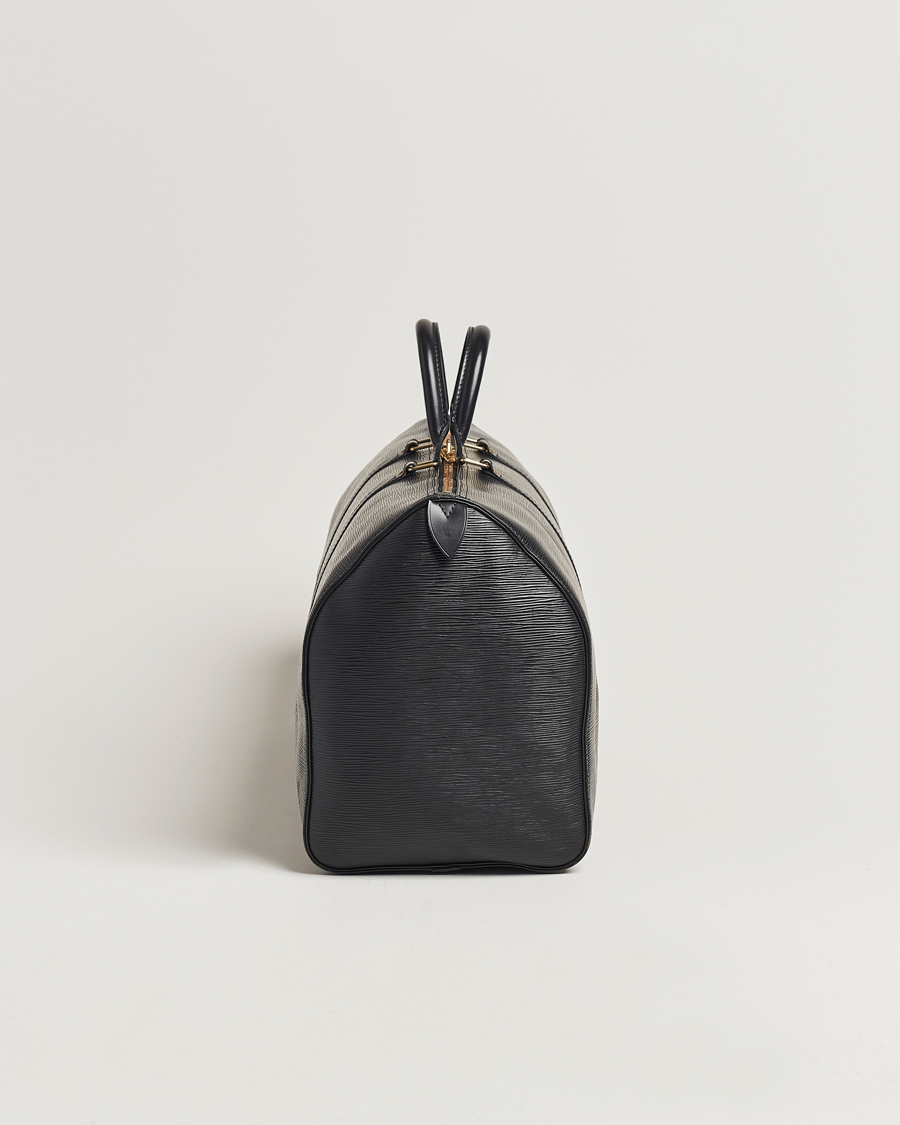 Herre | Louis Vuitton Pre-Owned Keepall 50 EPI Leather Bag Black | Louis Vuitton Pre-Owned | Keepall 50 EPI Leather Bag Black
