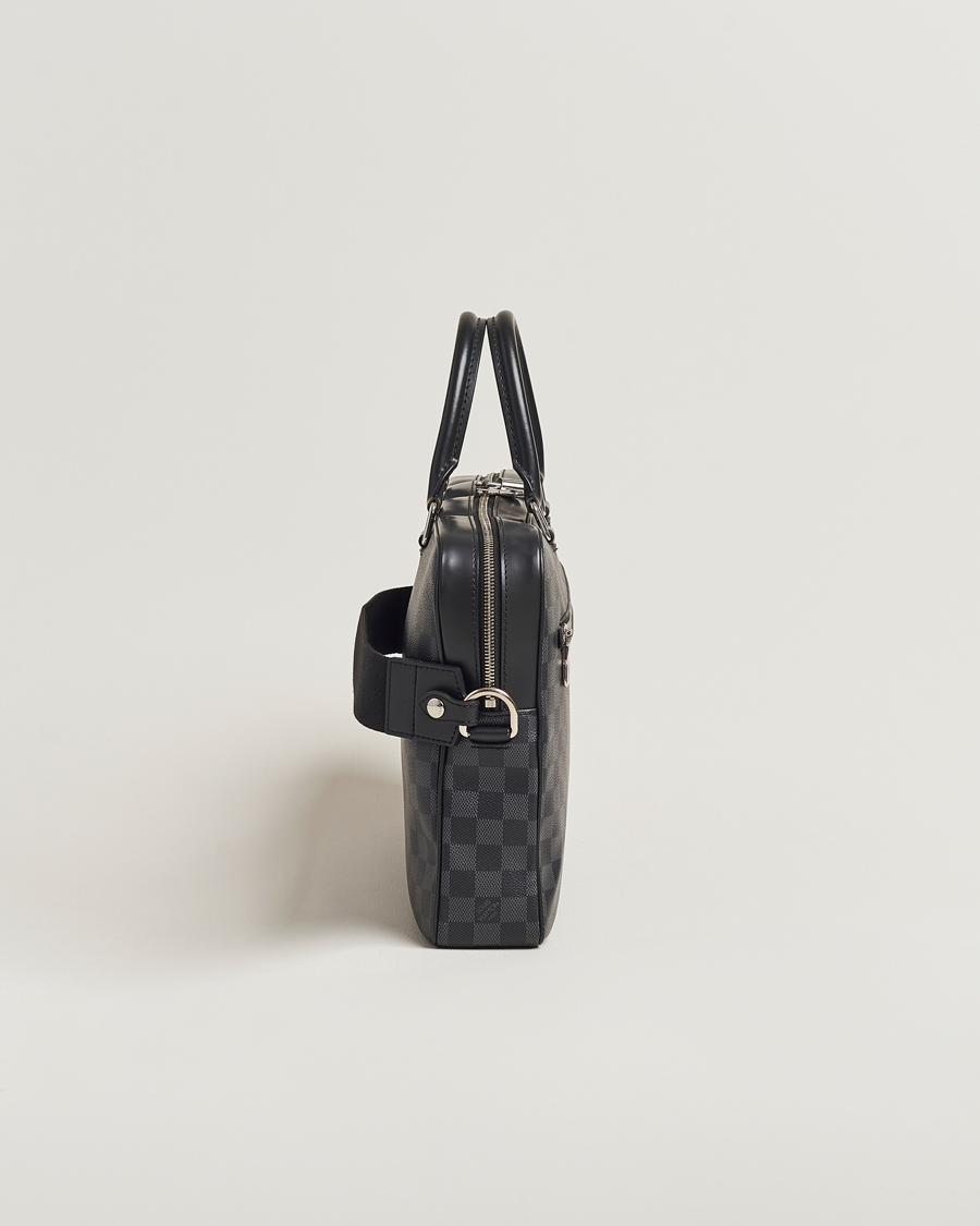 Herre | Louis Vuitton Pre-Owned Porte Document Business Damier Graphite | Louis Vuitton Pre-Owned | Porte Document Business Damier Graphite