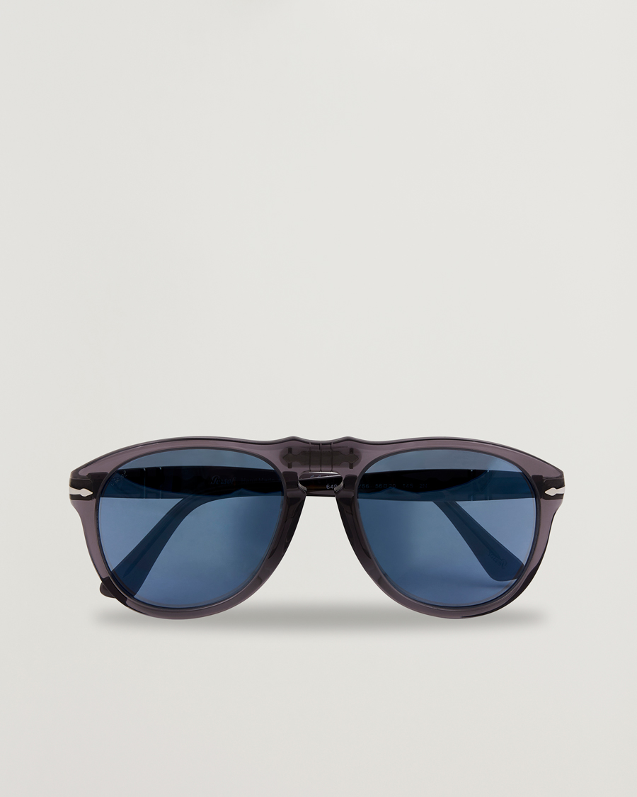 Herre | Persol 0PO0649 Sunglasses Transparent Grey | Persol | 0PO0649 Sunglasses Transparent Grey