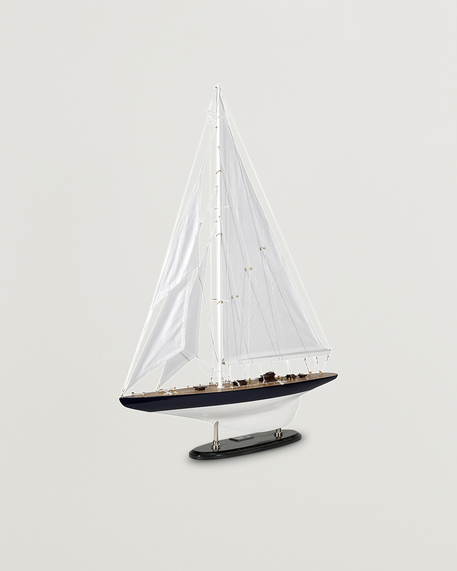 Herre | Pyntegjenstander | Authentic Models | J-Yacht Rainbow 1934 Black/White