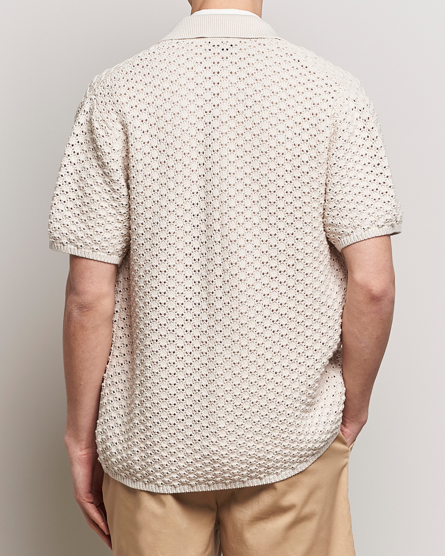Herre | Skjorter | LES DEUX | Gideon Knitted Shirt Ivory