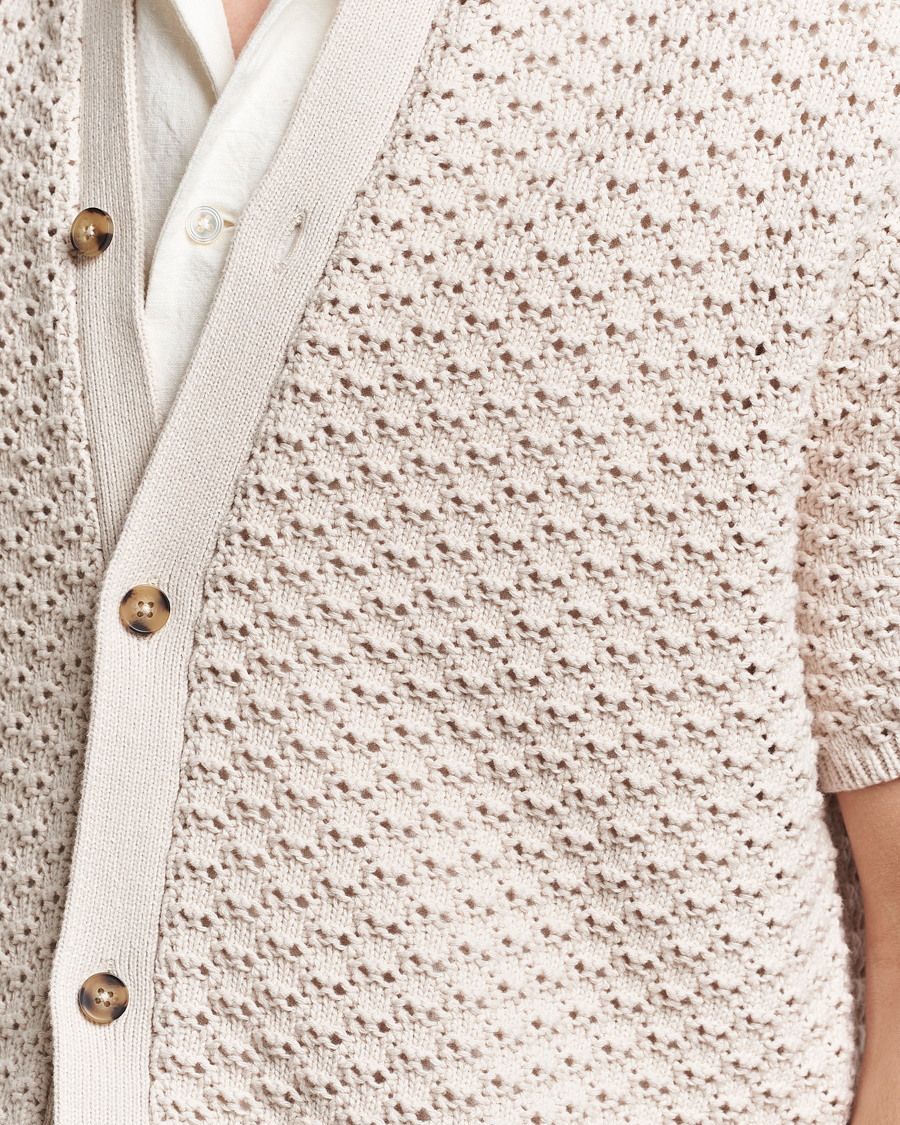 Herre | Skjorter | LES DEUX | Gideon Knitted Shirt Ivory