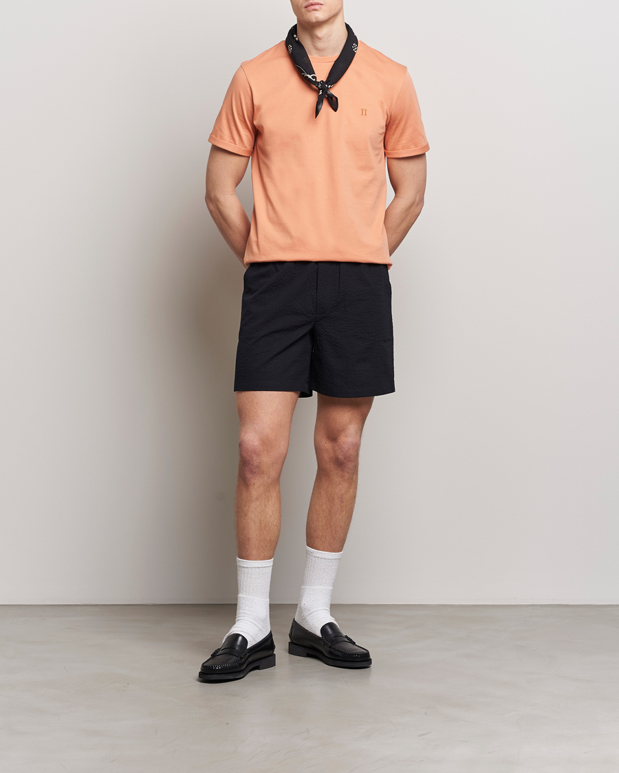 Herre | T-Shirts | LES DEUX | Nørregaard Cotton T-Shirt Baked Papaya Orange