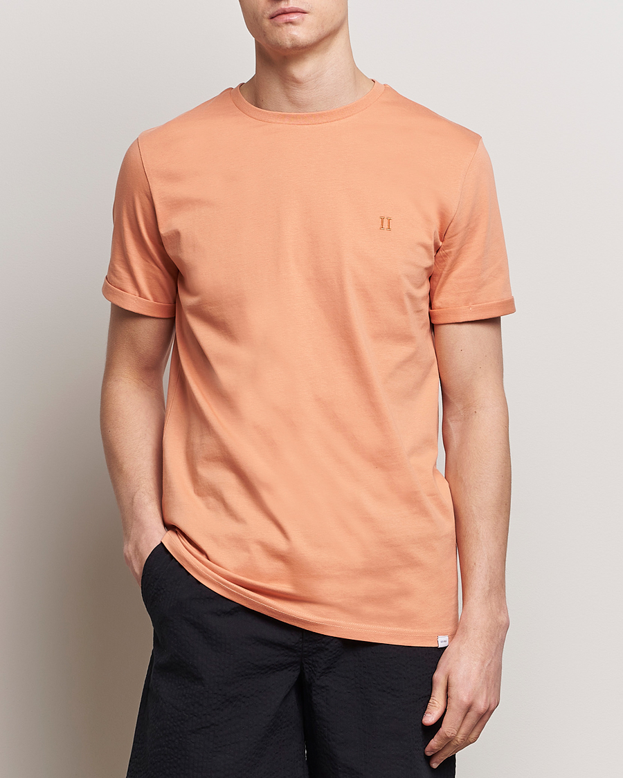 Herre | T-Shirts | LES DEUX | Nørregaard Cotton T-Shirt Baked Papaya Orange
