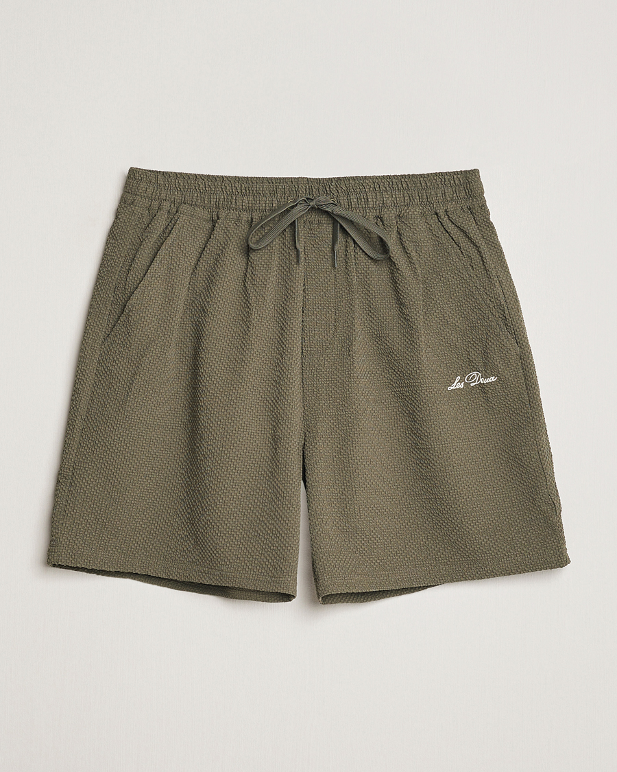 Herre | Badeshorts | LES DEUX | Stan Seersucker Swim Shorts Bungee Cord