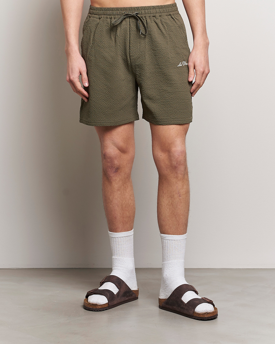 Herre |  | LES DEUX | Stan Seersucker Swim Shorts Bungee Cord