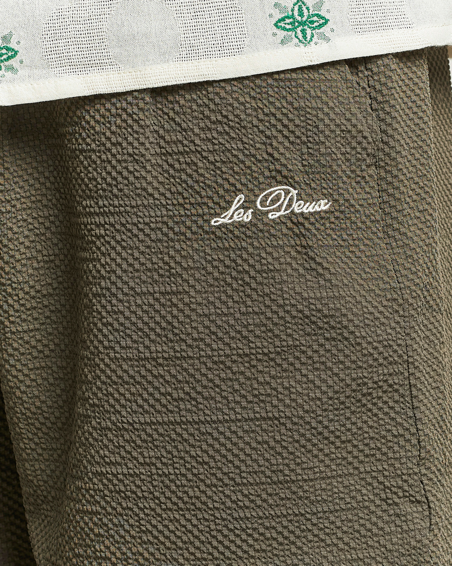 Herre | Badeshorts | LES DEUX | Stan Seersucker Swim Shorts Bungee Cord