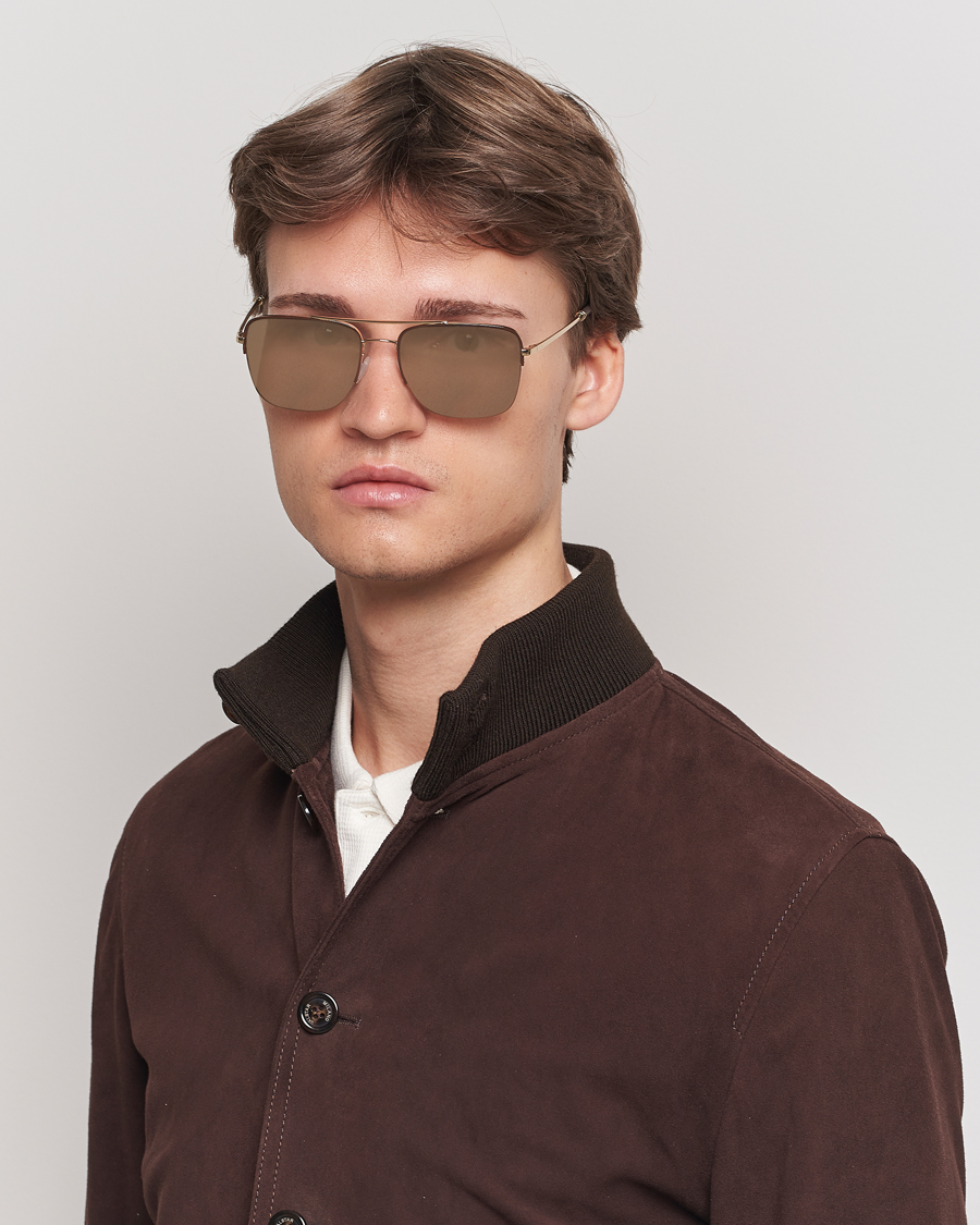 Herre | Solbriller | Oliver Peoples | R-2 Sunglasses Umber/Gold