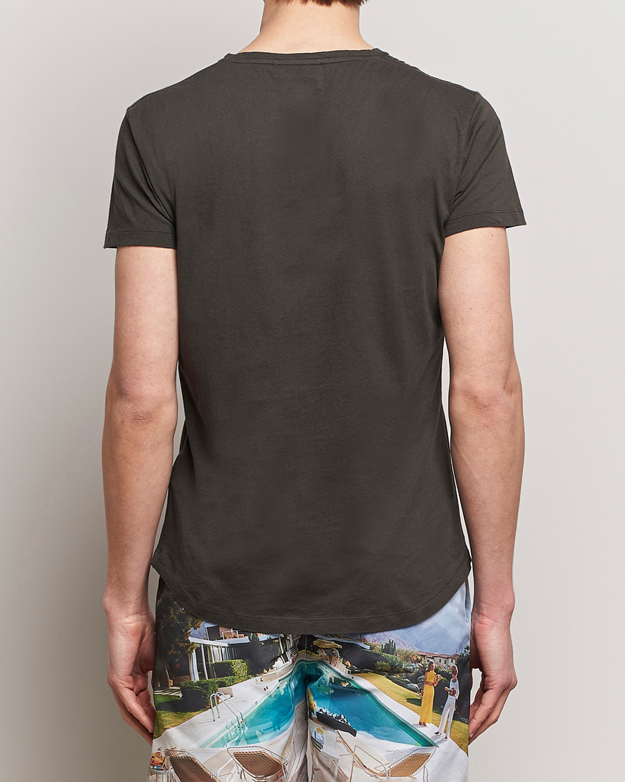 Herre | T-Shirts | Orlebar Brown | OB Crew Neck Tee Smoked Tea