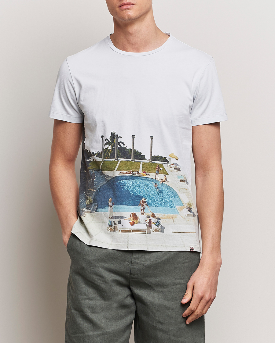 Herre | Kortermede t-shirts | Orlebar Brown | OB Classic Photographic Slim Aarons T-Shirt Pacifico
