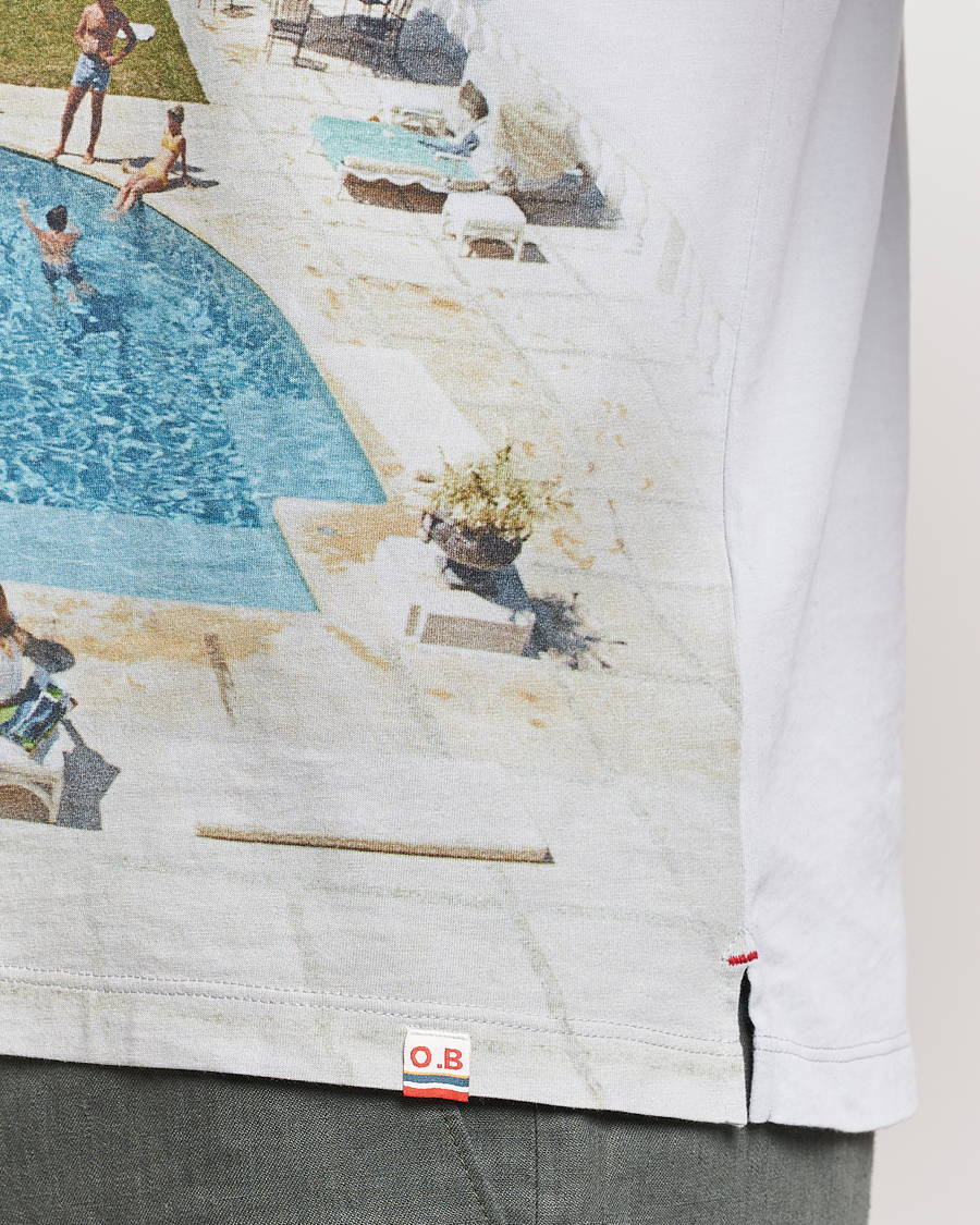 Herre | T-Shirts | Orlebar Brown | OB Classic Photographic Slim Aarons T-Shirt Pacifico