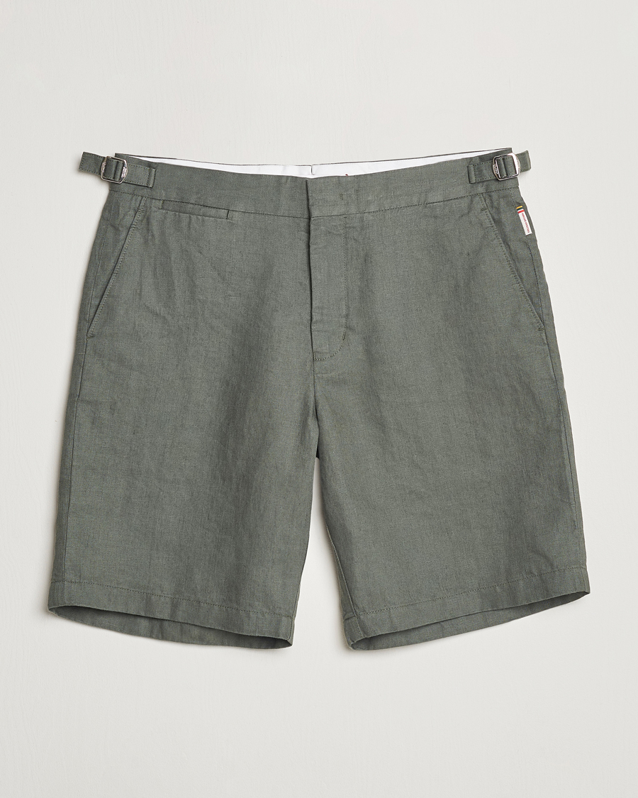 Herre | Shorts | Orlebar Brown | Norwich Linen Shorts Light Kombu
