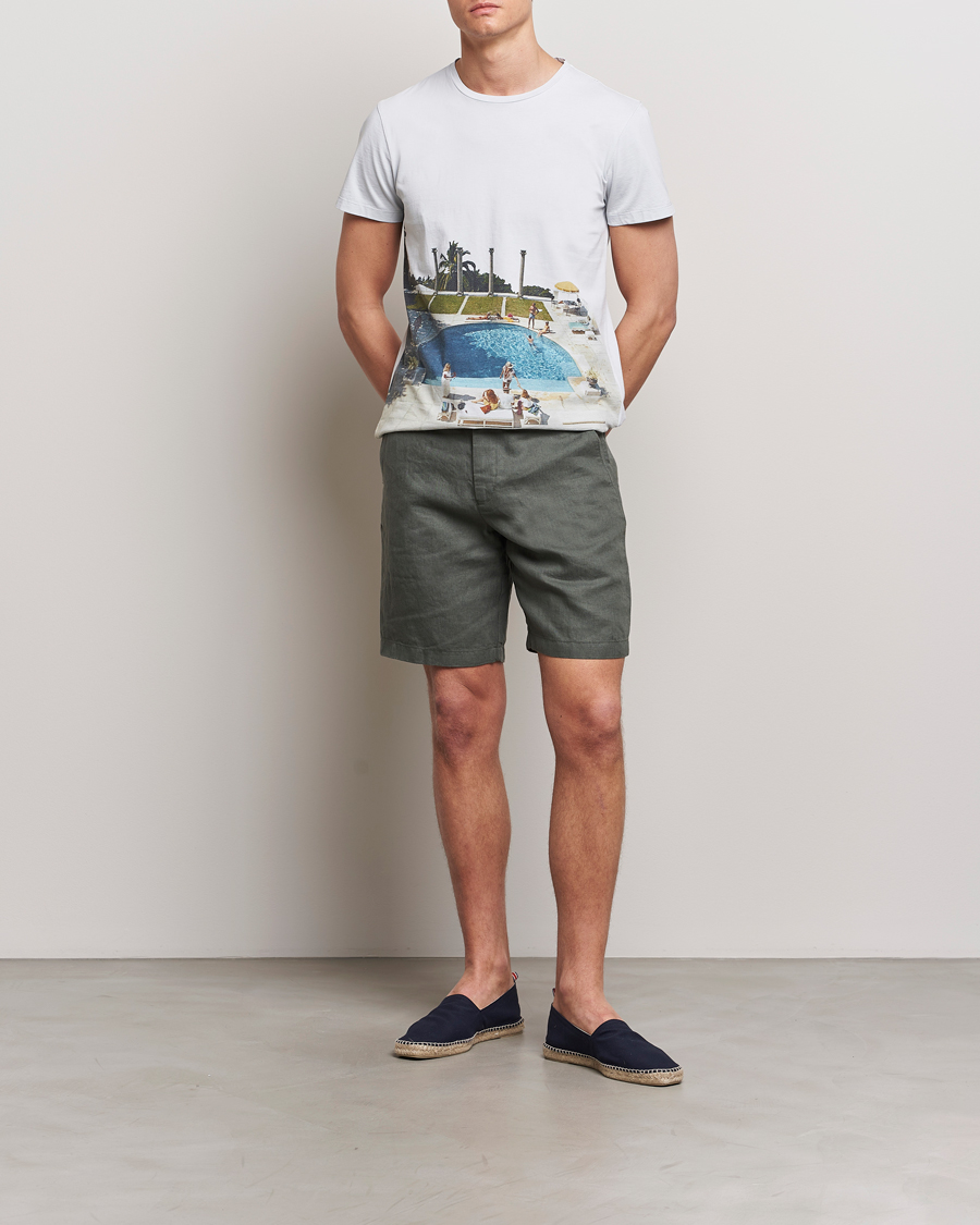 Herre | Shorts | Orlebar Brown | Norwich Linen Shorts Light Kombu