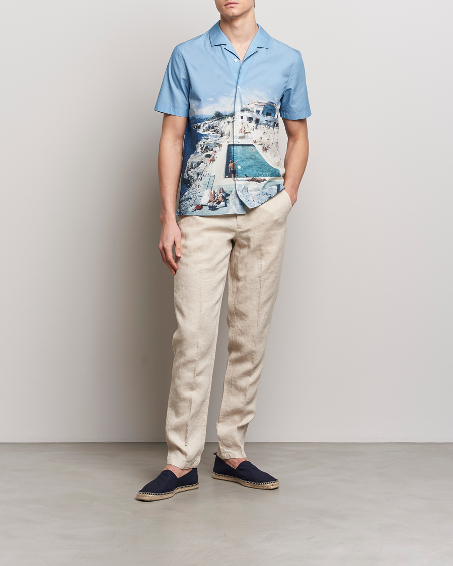 Herre | Bukser | Orlebar Brown | Griffon Linen Trousers Chai