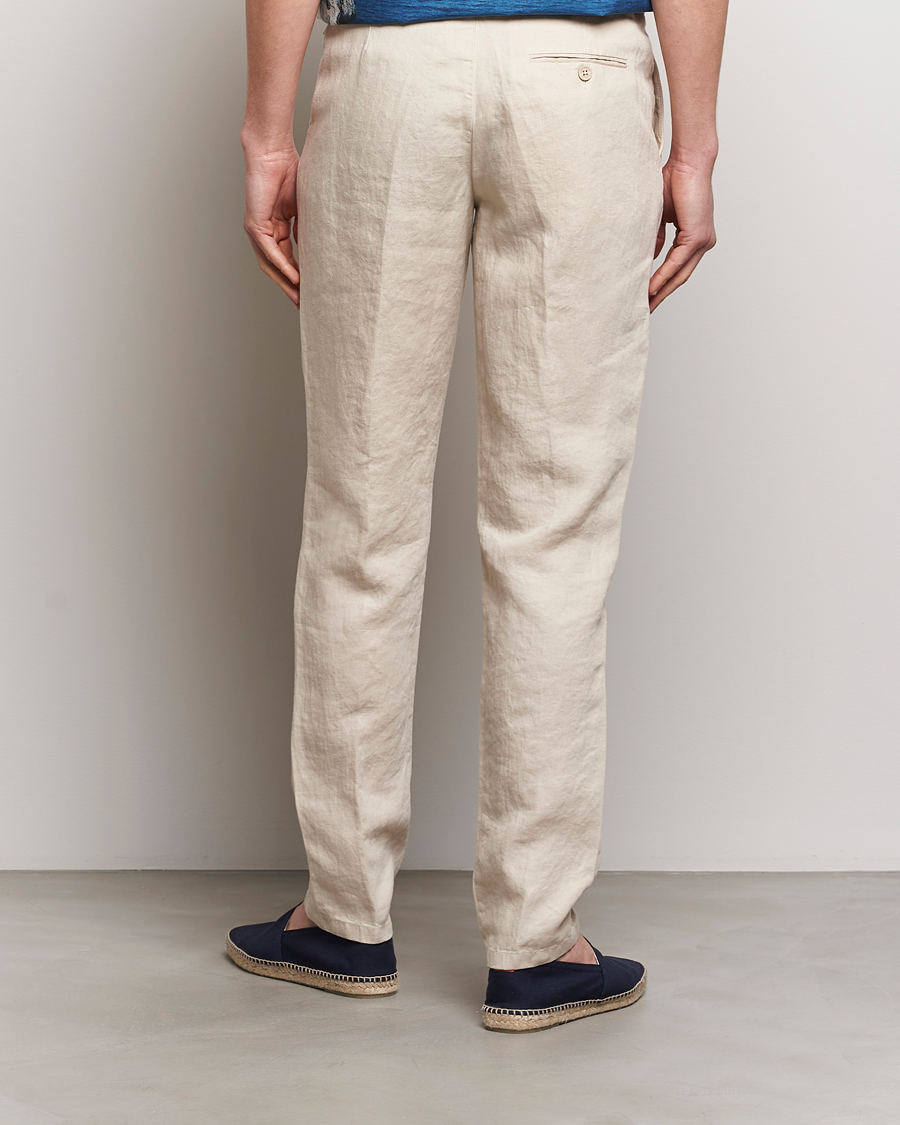 Herre | Bukser | Orlebar Brown | Griffon Linen Trousers Chai