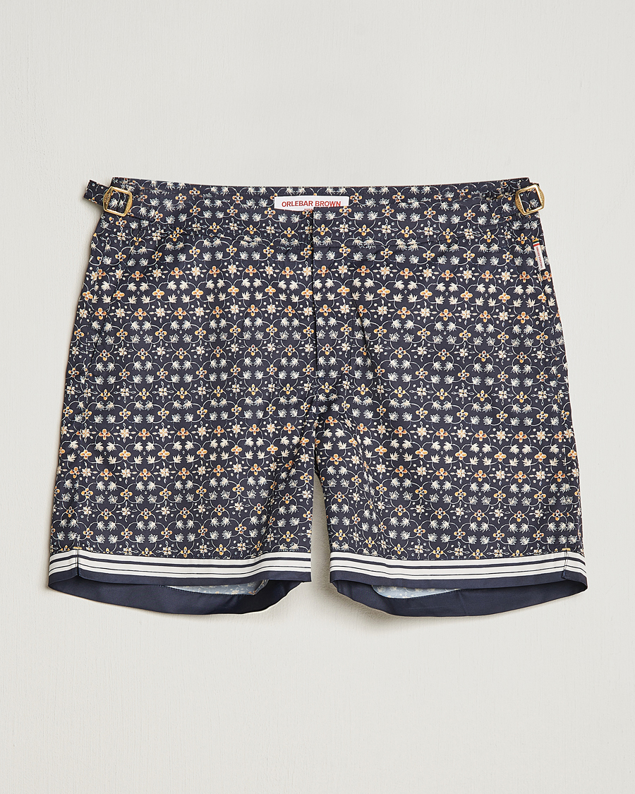 Herre | Badeshorts | Orlebar Brown | Bulldog Fiore Printed Swim Shorts Night Iris
