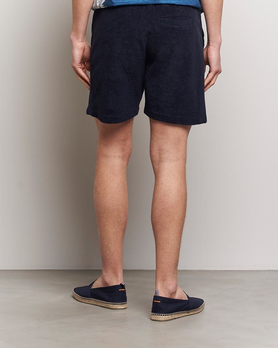 Herre | Shorts | Orlebar Brown | Afador Mix Texture Towelling Shorts Night Iris