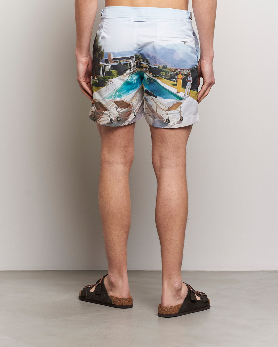 Herre | Badeshorts | Orlebar Brown | Bulldog Slim Aarons Photo Swim Shorts Kaufmann Cocktail