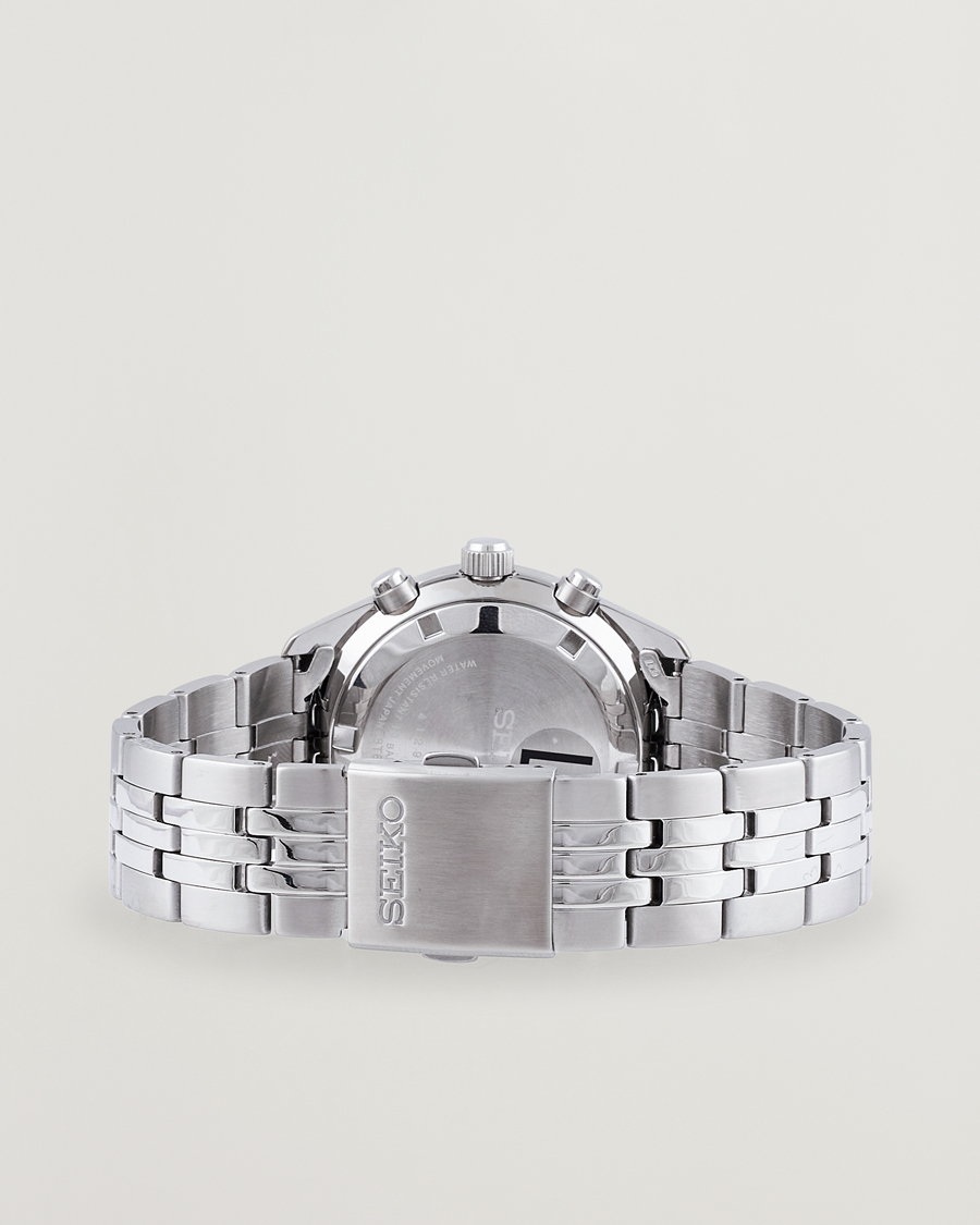 Herre | Seiko Chronograph 41mm Steel White Dial | Seiko | Chronograph 41mm Steel White Dial
