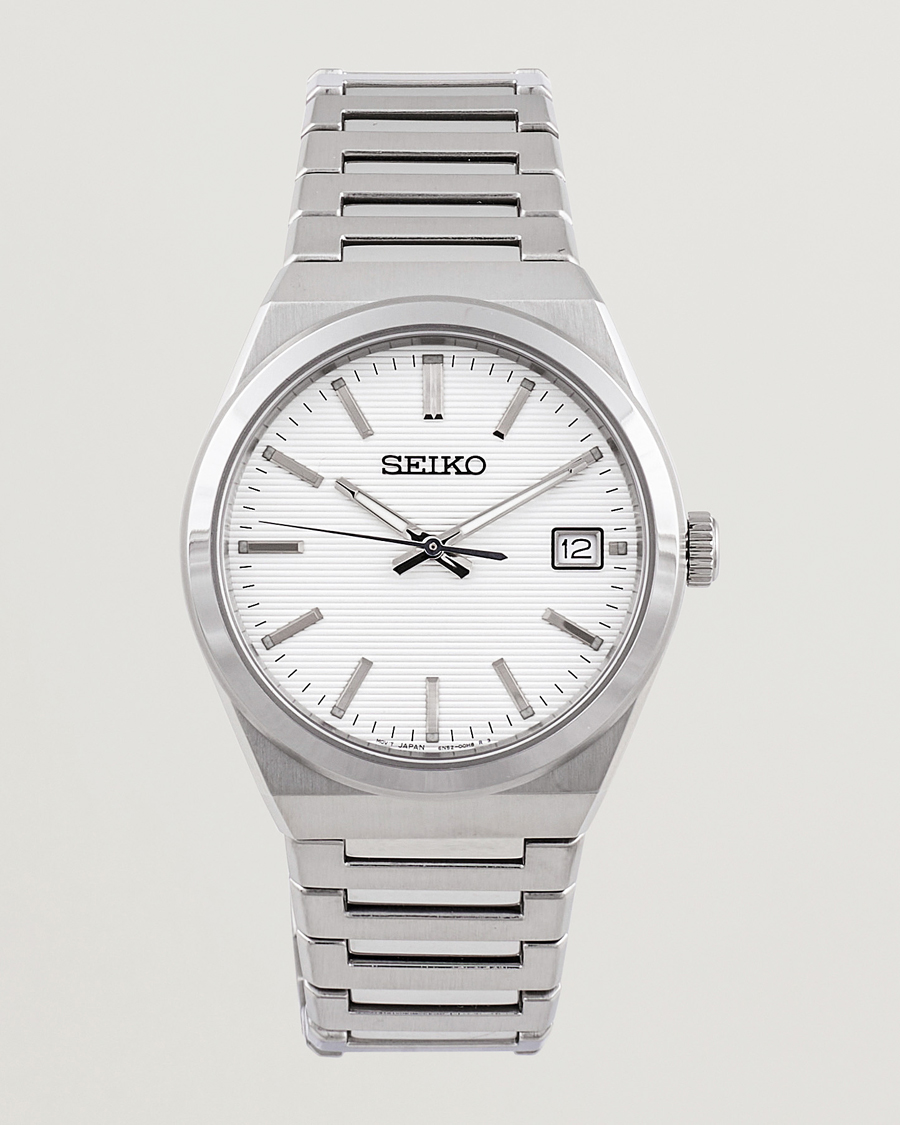 Herre | Nytt i butikken | Seiko | Sapphire 39mm Steel White Dial