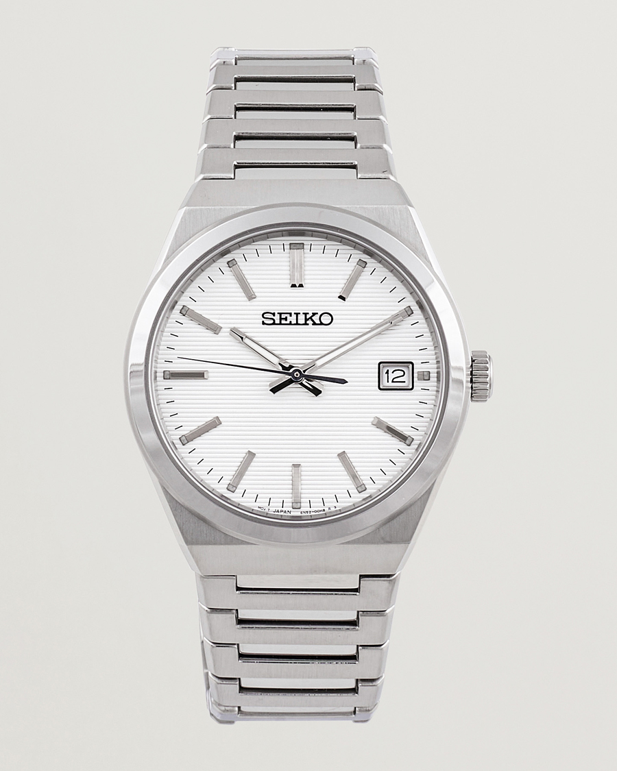 Herre | Seiko Sapphire 39mm Steel White Dial | Seiko | Sapphire 39mm Steel White Dial