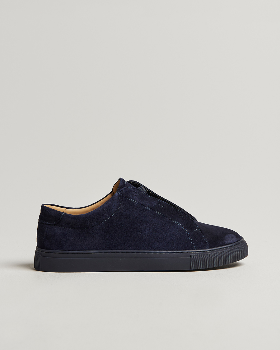Herre | Sneakers | Myrqvist | Alnö Sneakers Navy Suede