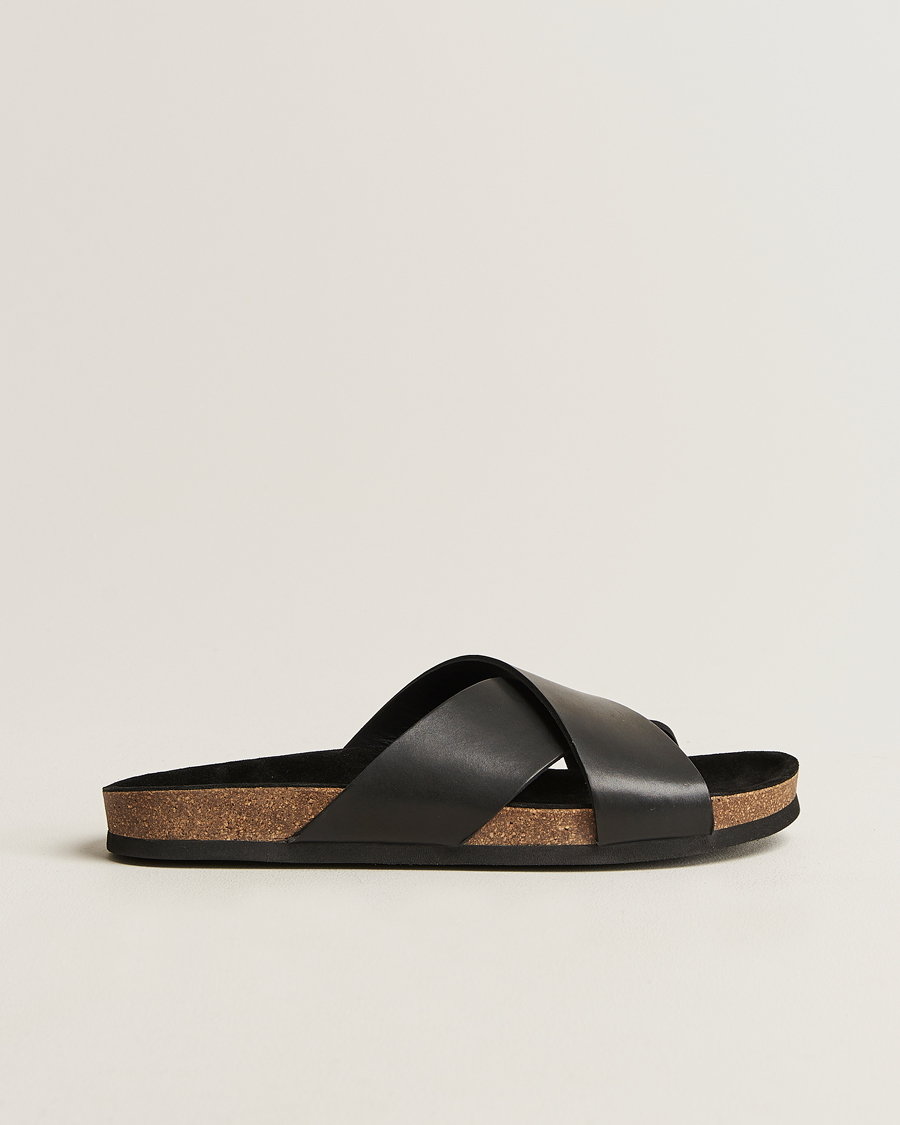 Herre | Sandaler og tøfler | Myrqvist | Solvik Sandals Black Calf