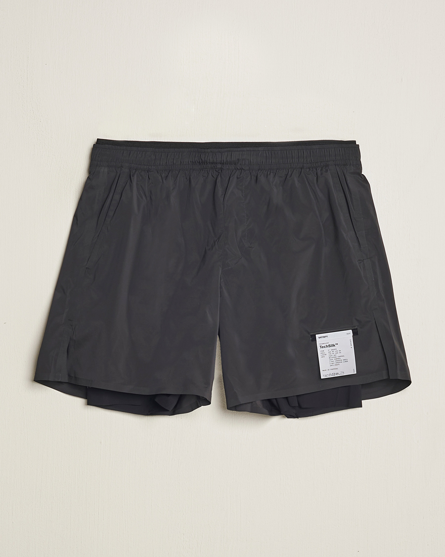 Herre | Shorts | Satisfy | TechSilk 5 Inch Shorts Black