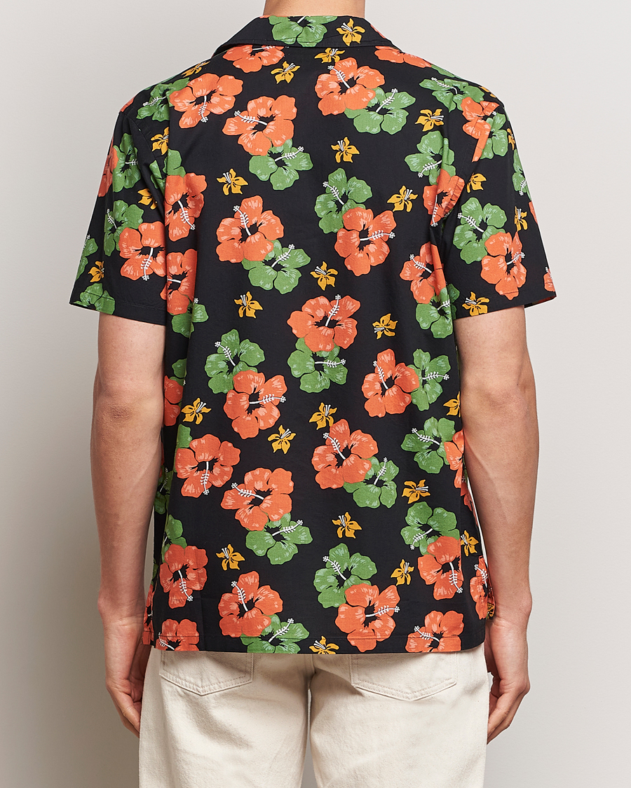 Herre | Skjorter | Nudie Jeans | Arvid Flower Hawaii Shirt Black