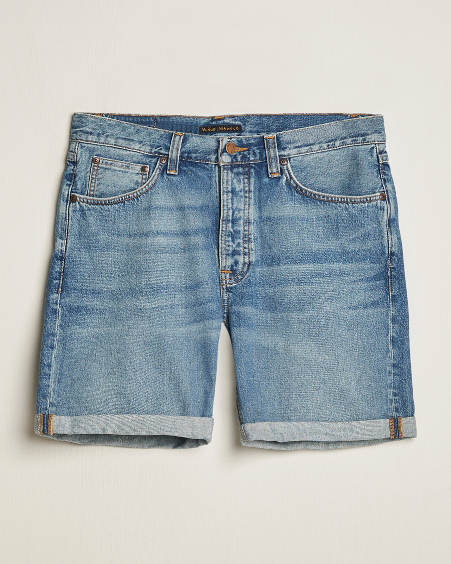 Herre | Shorts | Nudie Jeans | Josh Denim Shorts Blue Haze