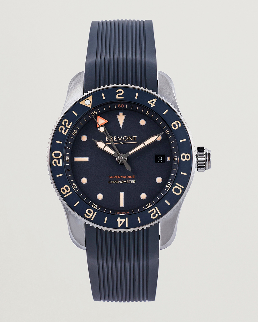 Herre |  | Bremont | Limited Edition Supermarine Ocean GMT 40mm Grey Rubber