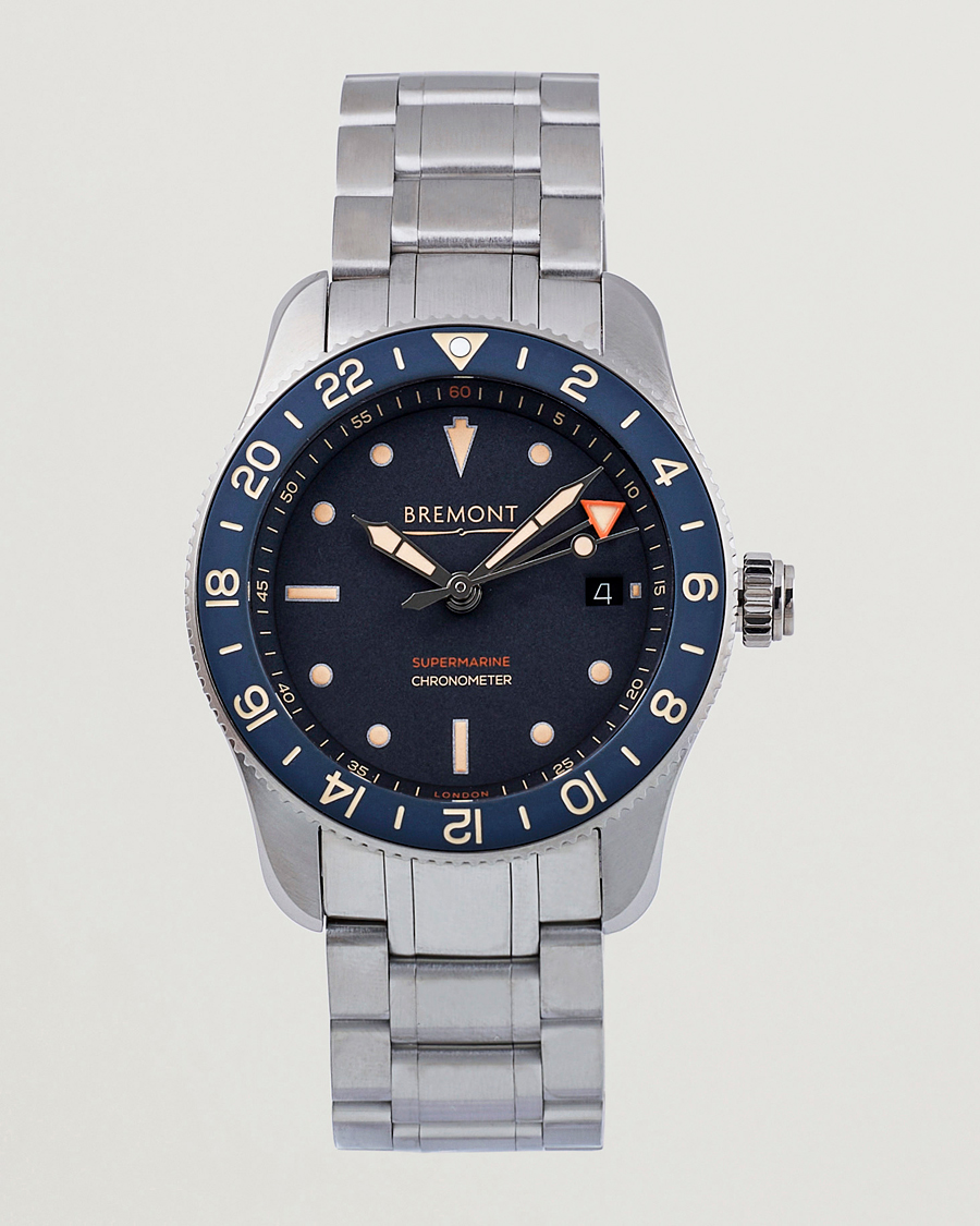 Herre |  | Bremont | Supermarine Ocean GMT Diver 40mm Steel
