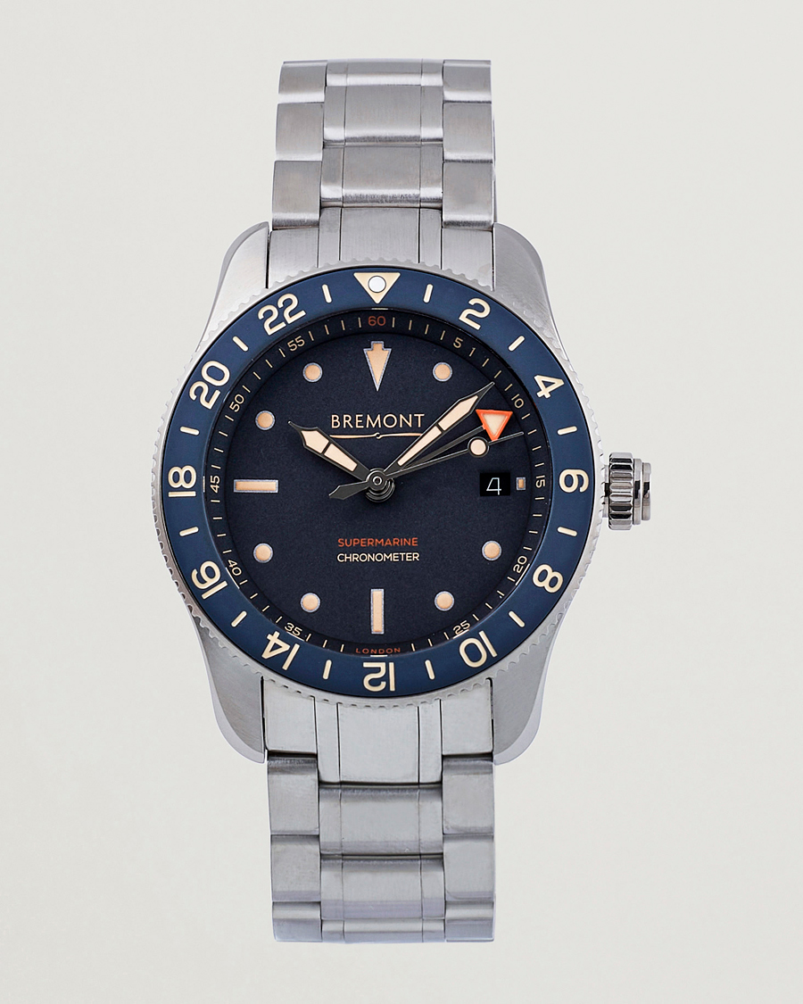 Herre | Bremont Supermarine Ocean GMT Diver 40mm Steel | Bremont | Supermarine Ocean GMT Diver 40mm Steel