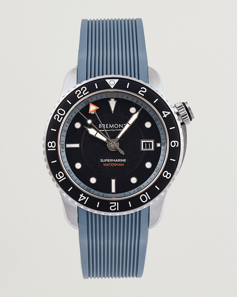 Herre | Bremont Waterman Apex II Supermarine Diver 43mm Blue Rubber | Bremont | Waterman Apex II Supermarine Diver 43mm Blue Rubber