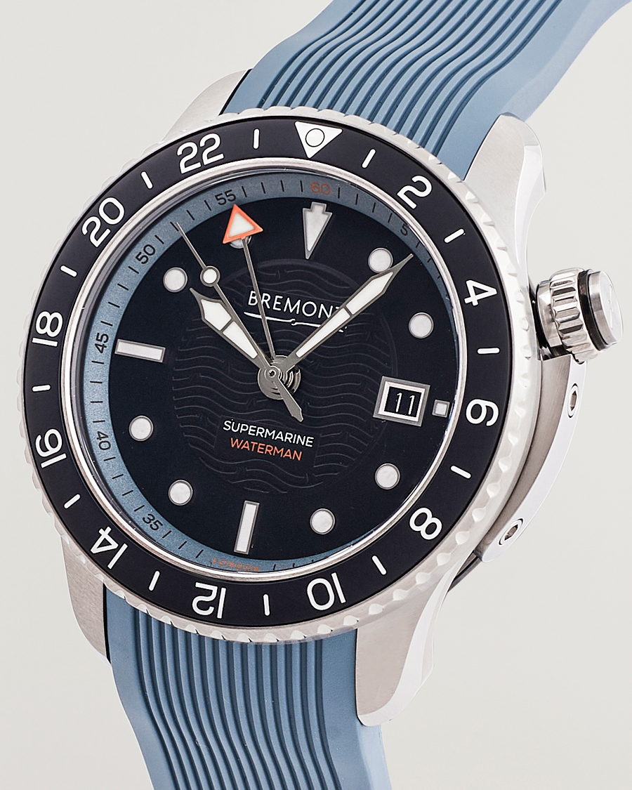 Herre | Fine watches | Bremont | Waterman Apex II Supermarine Diver 43mm Blue Rubber