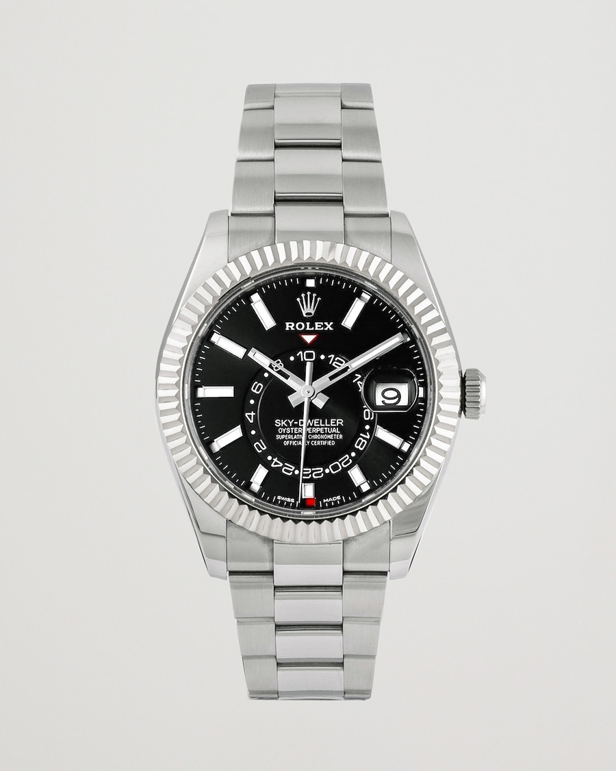 Herre | Rolex Pre-Owned Sky-Dweller 326934 Silver | Rolex Pre-Owned | Sky-Dweller 326934 Silver