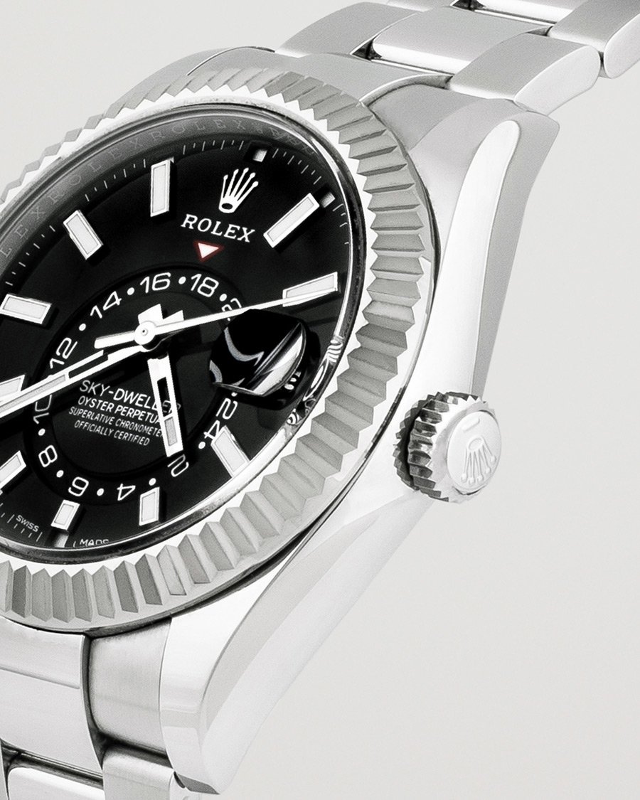 Herre | Rolex Pre-Owned Sky-Dweller 326934 Silver | Rolex Pre-Owned | Sky-Dweller 326934 Silver