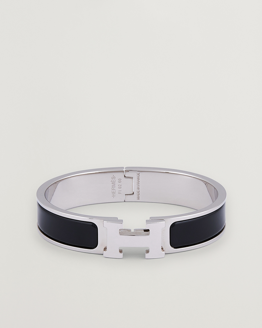 Herre | Hermès Pre-Owned Clic H Bracelet Black | Hermès Pre-Owned | Clic H Bracelet Black