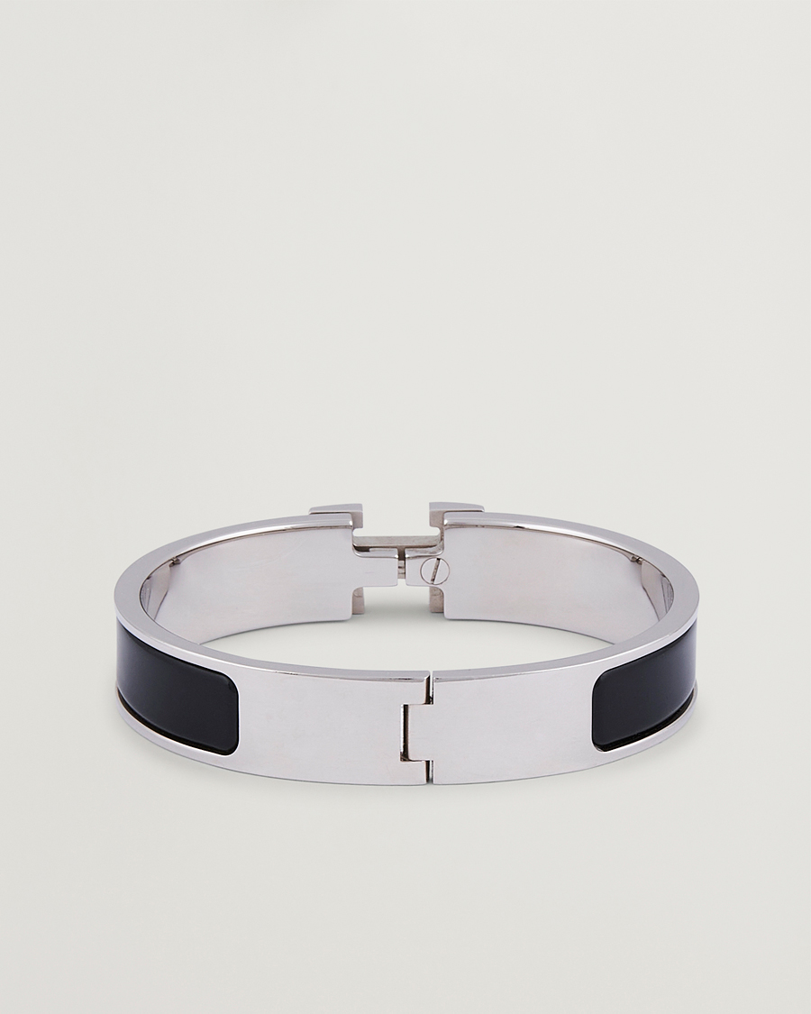 Herre | Hermès Pre-Owned Clic H Bracelet Black | Hermès Pre-Owned | Clic H Bracelet Black