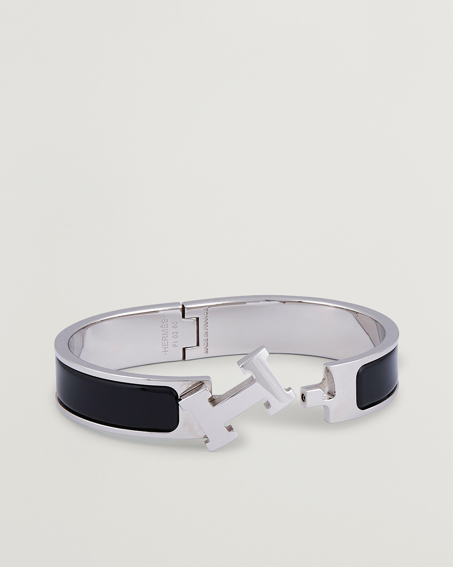 Herre | Hermès Pre-Owned Clic H Bracelet Black | Hermès Pre-Owned | Clic H Bracelet Black