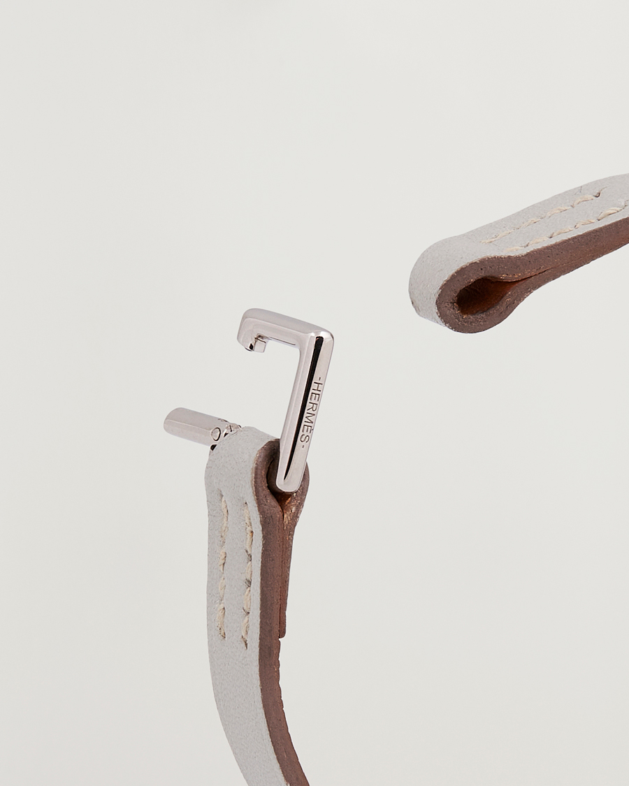 Herre | Hermès Pre-Owned Rivale Mini Bracelet Grey | Hermès Pre-Owned | Rivale Mini Bracelet Grey