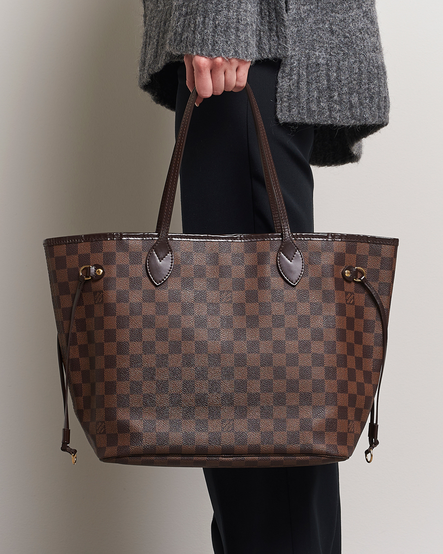 Herre | Louis Vuitton Pre-Owned Neverfull MM Totebag Damier Ebene | Louis Vuitton Pre-Owned | Neverfull MM Totebag Damier Ebene