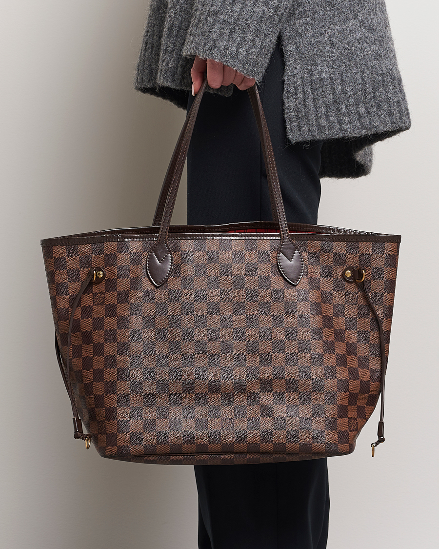 Herre |  | Louis Vuitton Pre-Owned | Neverfull MM Totebag Damier Ebene