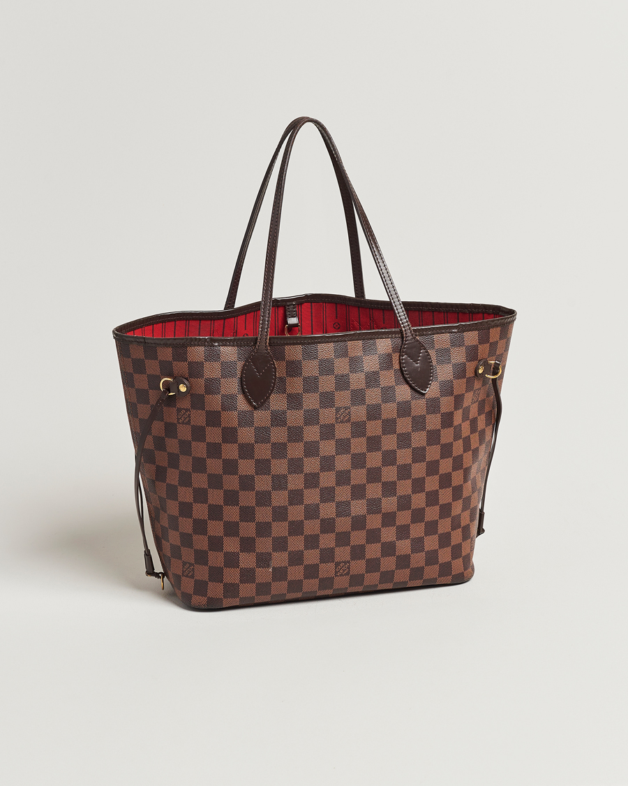 Herre | Louis Vuitton Pre-Owned Neverfull MM Totebag Damier Ebene | Louis Vuitton Pre-Owned | Neverfull MM Totebag Damier Ebene