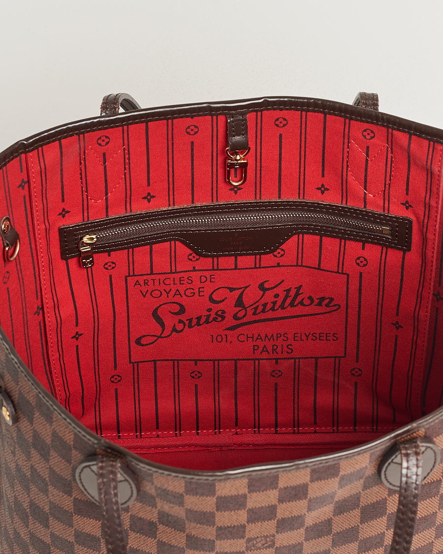 Herre | Louis Vuitton Pre-Owned Neverfull MM Totebag Damier Ebene | Louis Vuitton Pre-Owned | Neverfull MM Totebag Damier Ebene