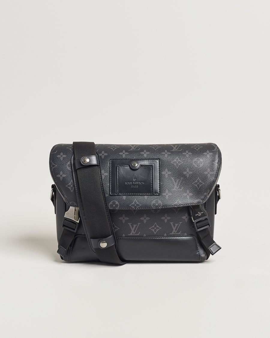 Herre | Pre-Owned & Vintage Bags | Louis Vuitton Pre-Owned | Messenger Voyager PM Bag Monogram Eclipse
