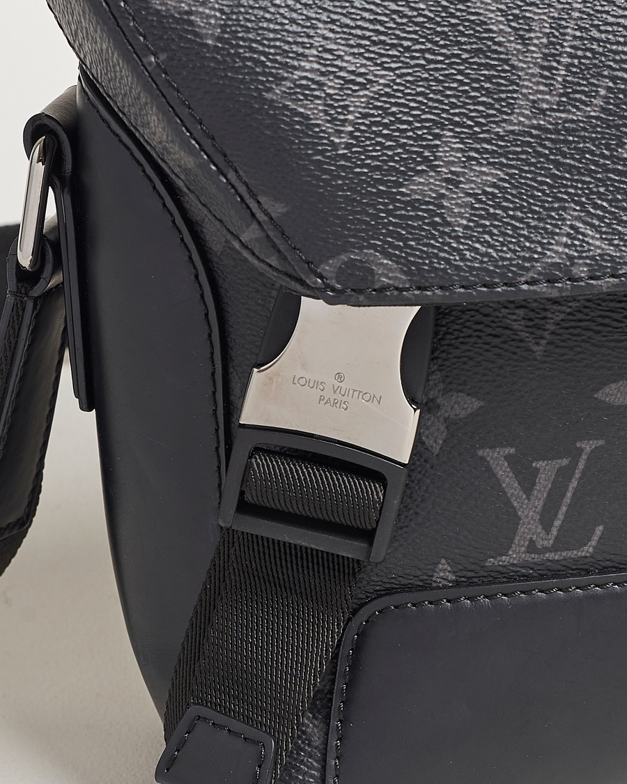 Herre | Pre-Owned & Vintage Bags | Louis Vuitton Pre-Owned | Messenger Voyager PM Bag Monogram Eclipse