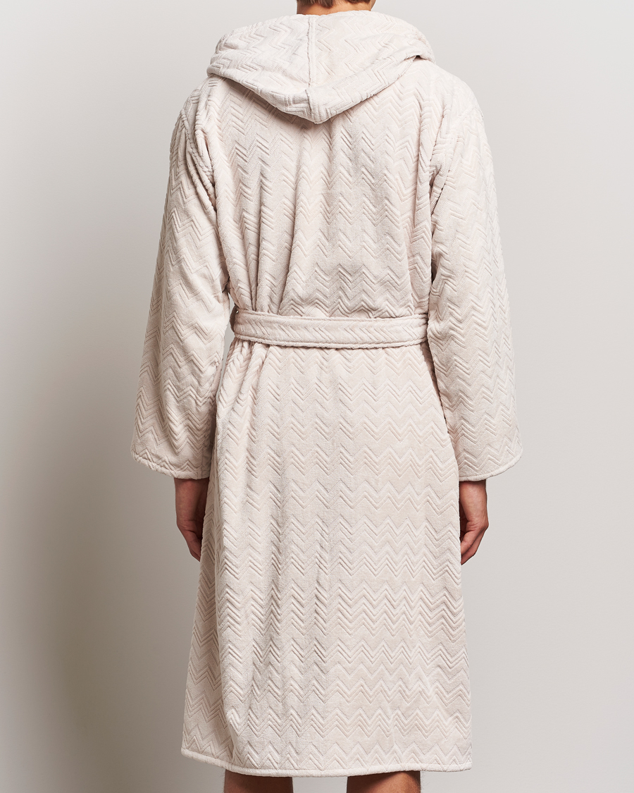 Herre | Pyjamaser og badekåper | Missoni Home | Chalk Bath Robe Beige