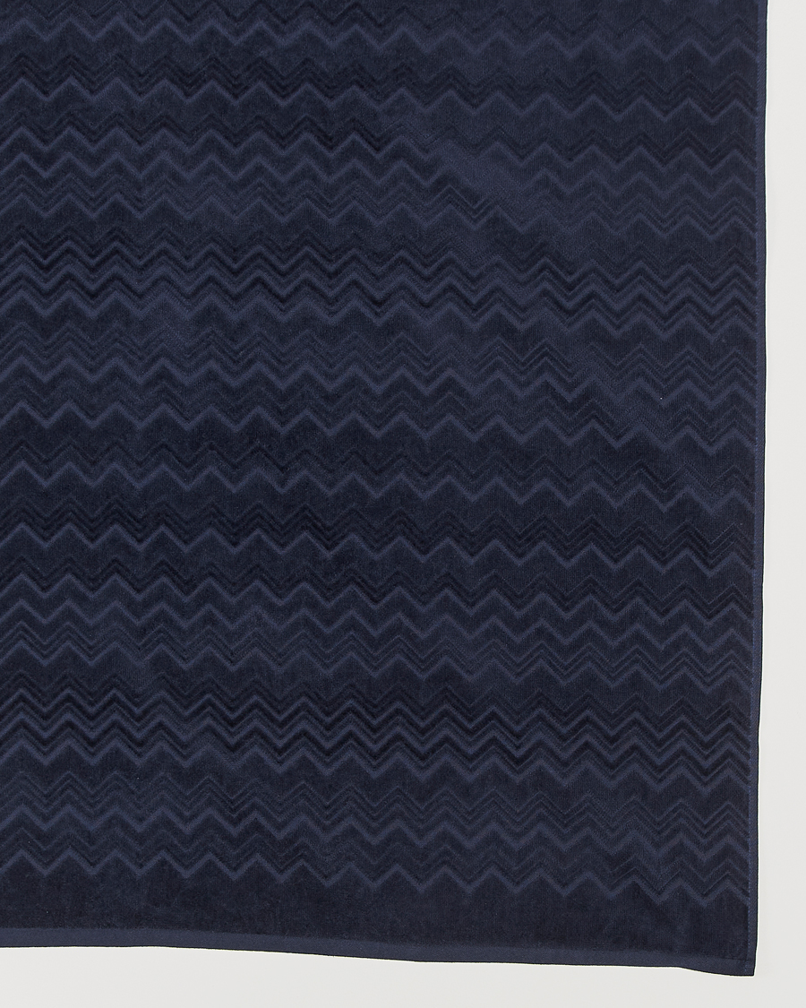 Men | Lifestyle | Missoni Home | Chalk Bath Towel 70x115cm Navy